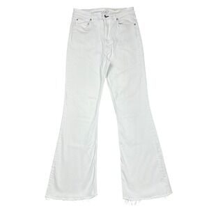 Rag & Bone Jean Casey High Rise Flare White Women's 30x29‎